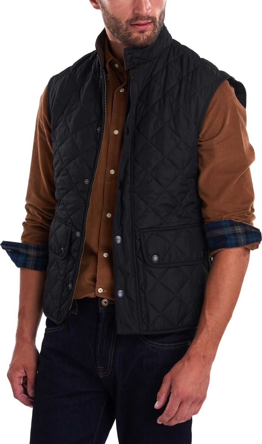 Barbour Men's Lowerdale Quilted Vest - Navy