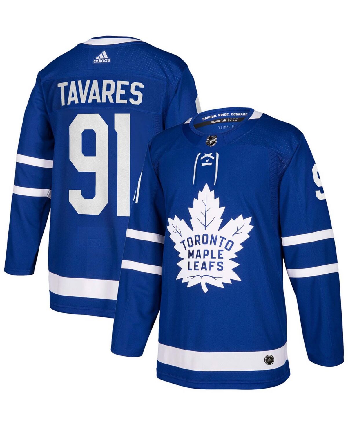 Adidas Men's John Tavares Blue Toronto Maple Leafs Home Authentic Player Jersey - Blue