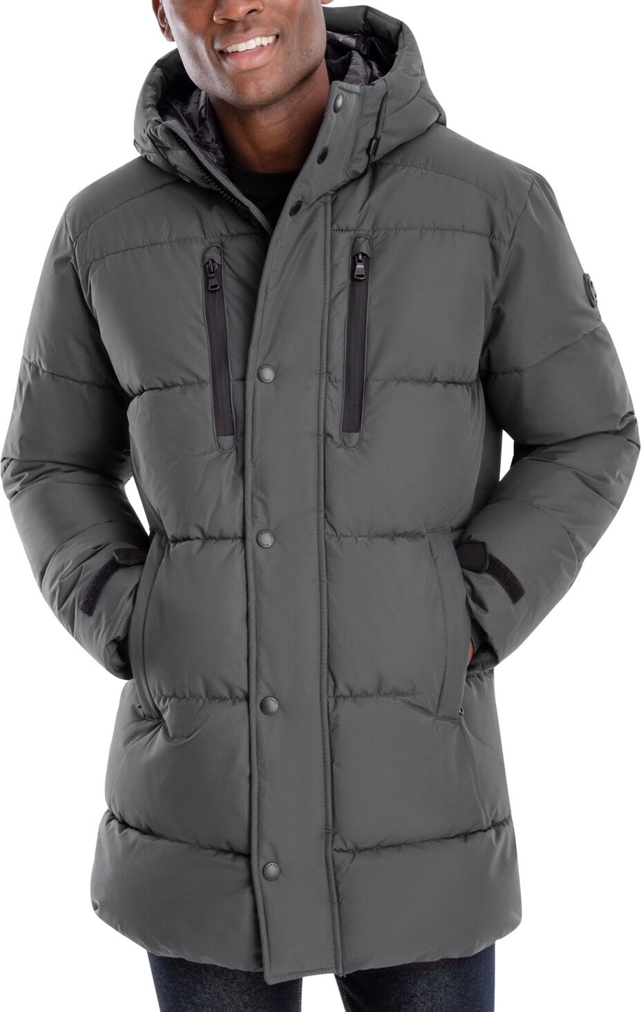 Michael Kors Michael Michael Kors Men's Holland Hooded Parka - Gun Metal