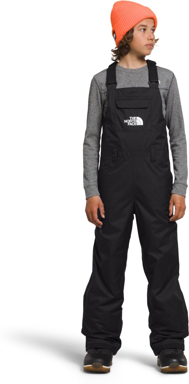 The North Face Big Boys Heavyweight Freedom Insulated Ski Bib - TNF Black