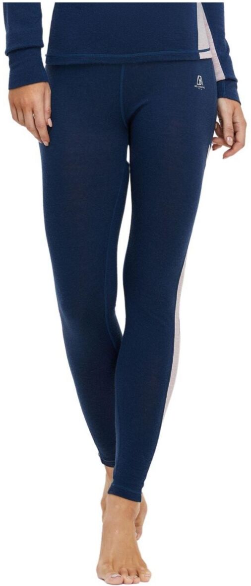 Bellemere New York Women's Base Layer Thermal Leggings - Blue