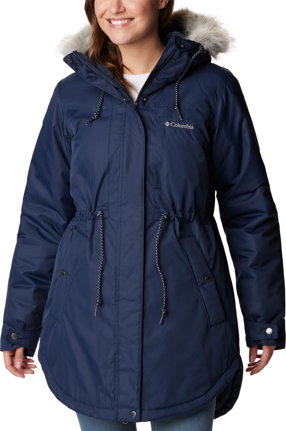 Columbia Women's Suttle Mountain Mid Jacket - Dark Nocturnal