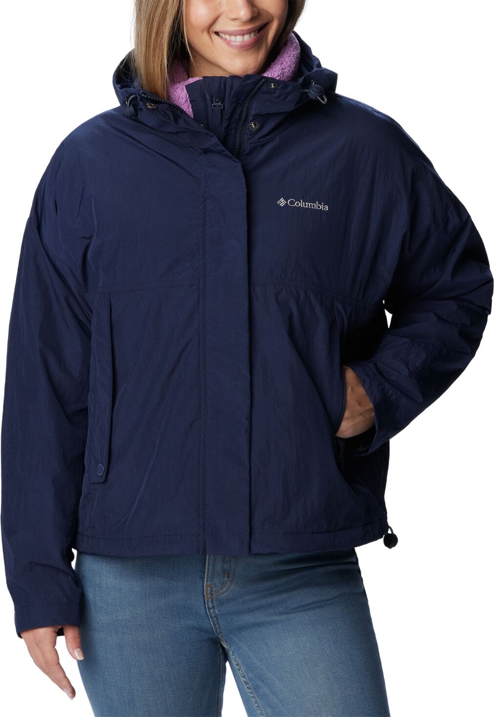 Columbia Women's Laurelwoods Ii Interchange Hooded Jacket - Dark Nocturnal