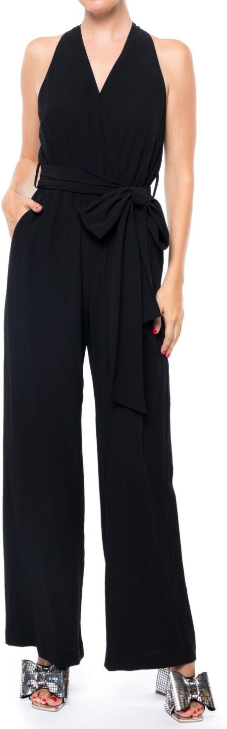 Meghan Los Angeles Women's Disco Jumpsuit - Black