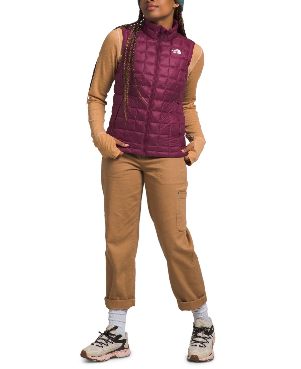 The North Face Women's ThermoBall Quilted Vest - Boysenberry