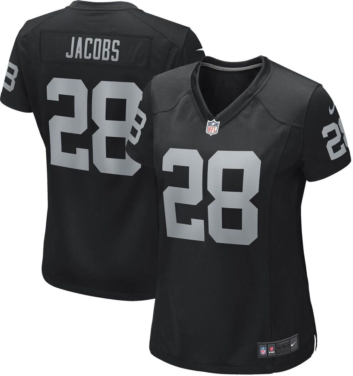 Nike Women's Josh Jacobs Las Vegas Raiders Game Jersey - Black