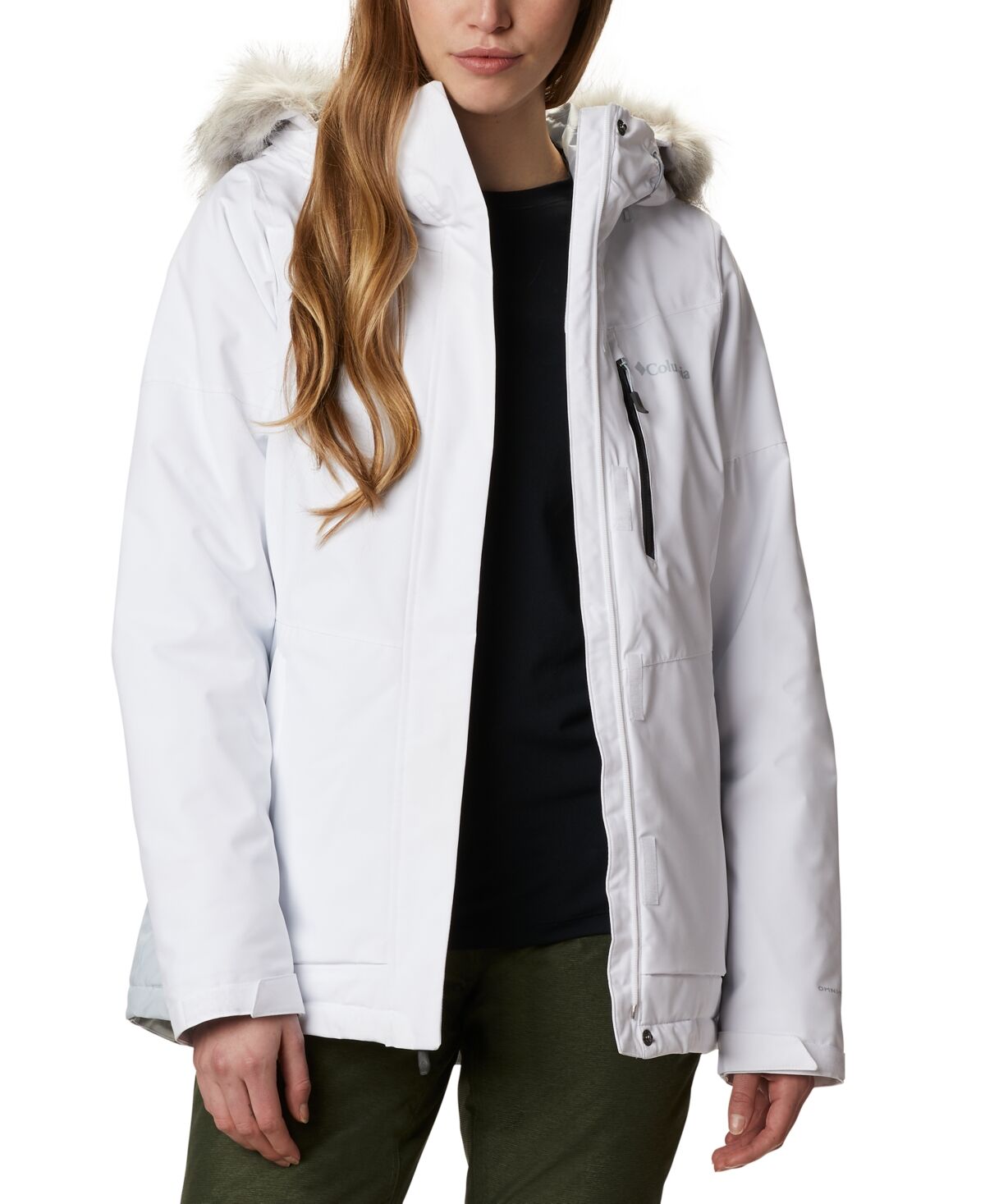 Columbia Women's Ava Alpine Insulated Jacket - White, Cirrus Grey