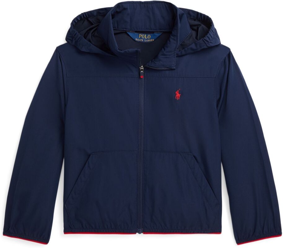 Ralph Lauren Polo Ralph Lauren Toddler and Little Boys Packable Water-Repellent Hooded Jacket - Newport Navy