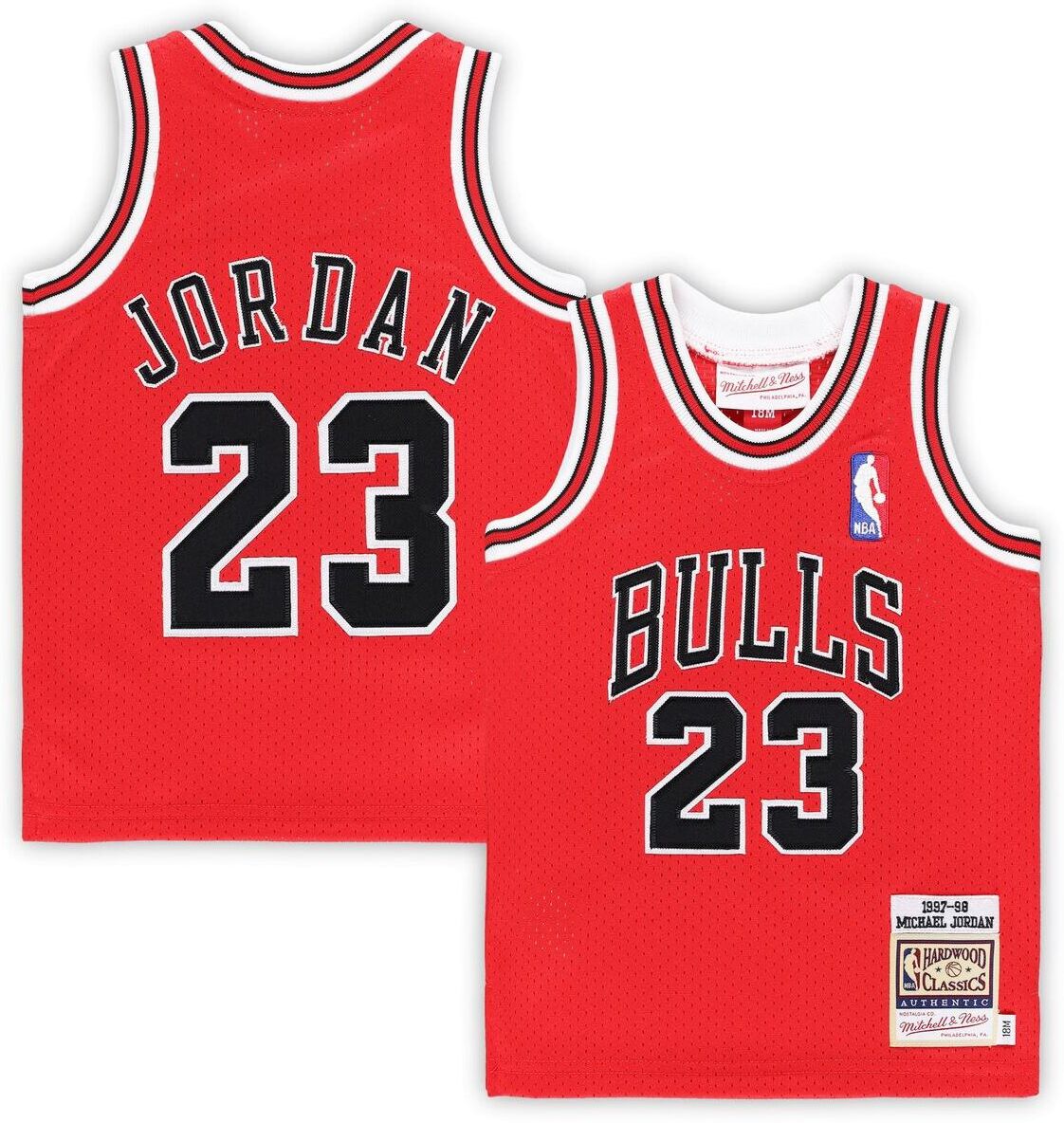 Mitchell & Ness Infant Boys and Girls Mitchell & Ness Michael Jordan Red Chicago Bulls 1985/86 Hardwood Classics Authentic Jersey - Red