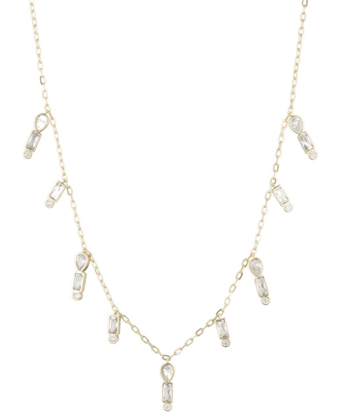 Bonheur Jewelry Jacqueline Multi Charm Necklace - Karat Gold Plated Brass