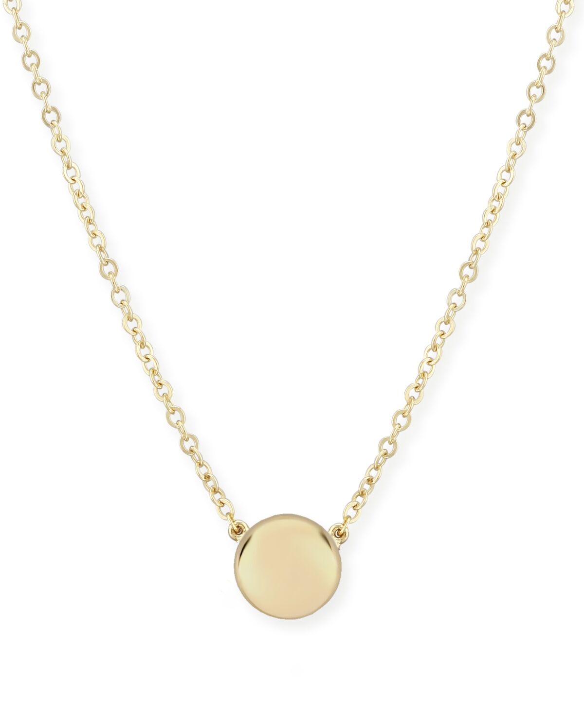 Macy's Flat Ball Necklace Set in 14k Gold (7mm) - Gold