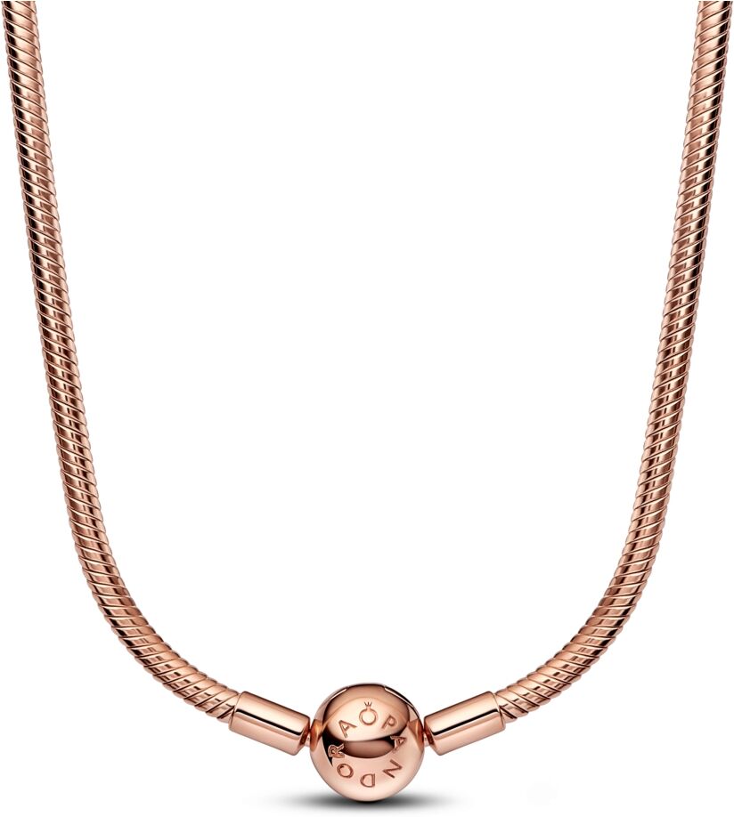 Pandora Moments Snake Chain Necklace - Rose Gold