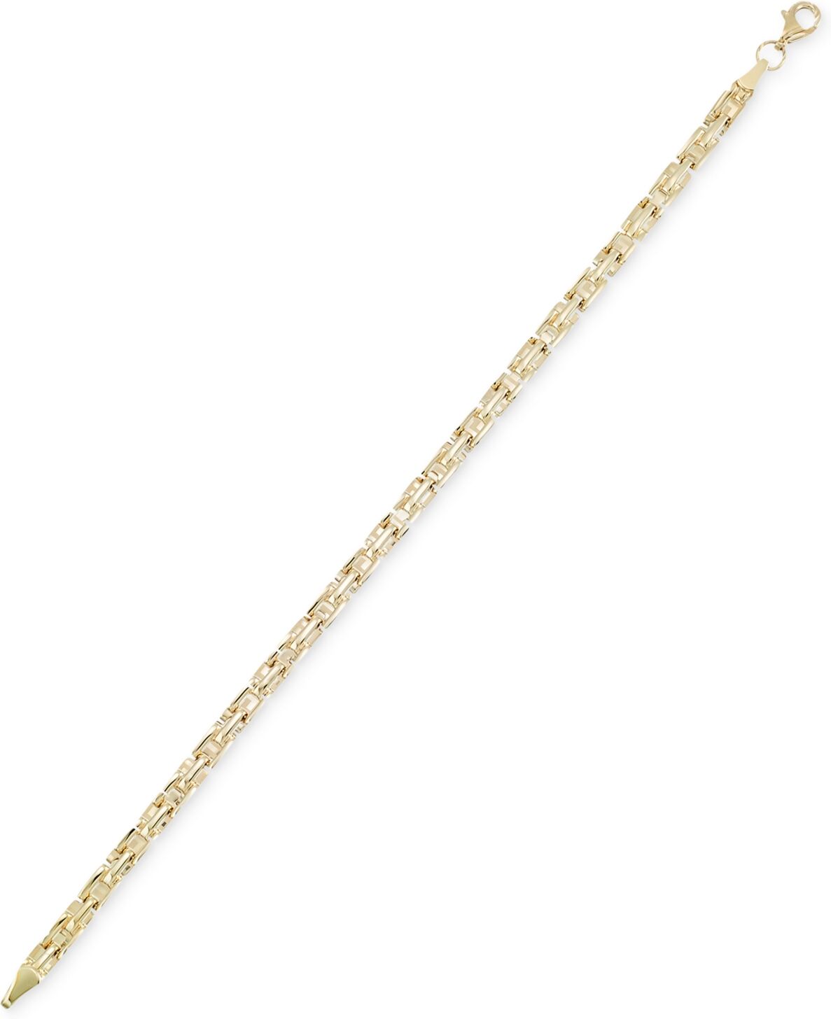 Macy's Greek Key Chain Bracelet in 10k Gold - Yellow Gold