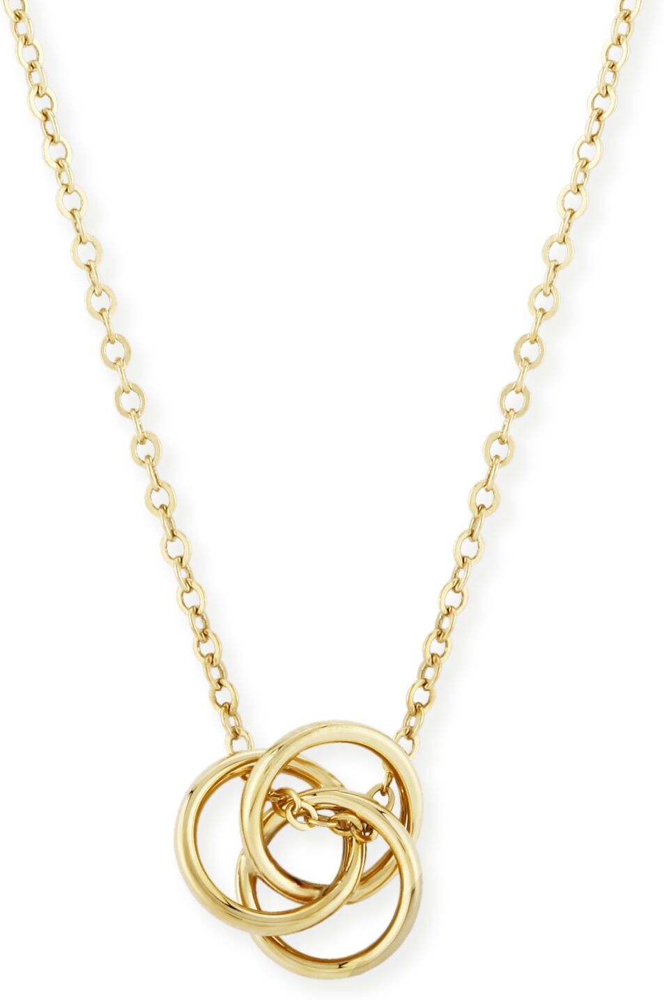 Macy's Love Knot Necklace Set in 14k Yellow Gold - Gold