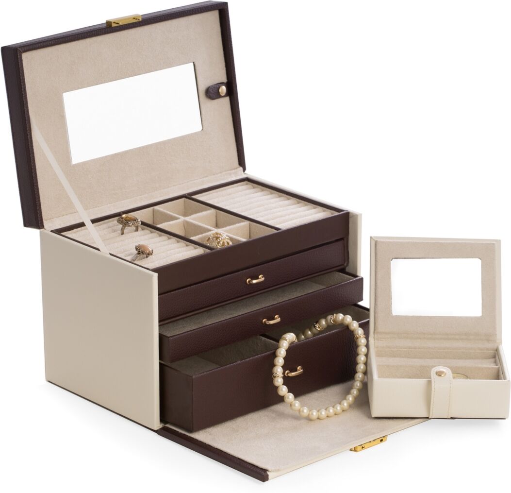 Bey-Berk 4 Level Jewelry Box - Multi