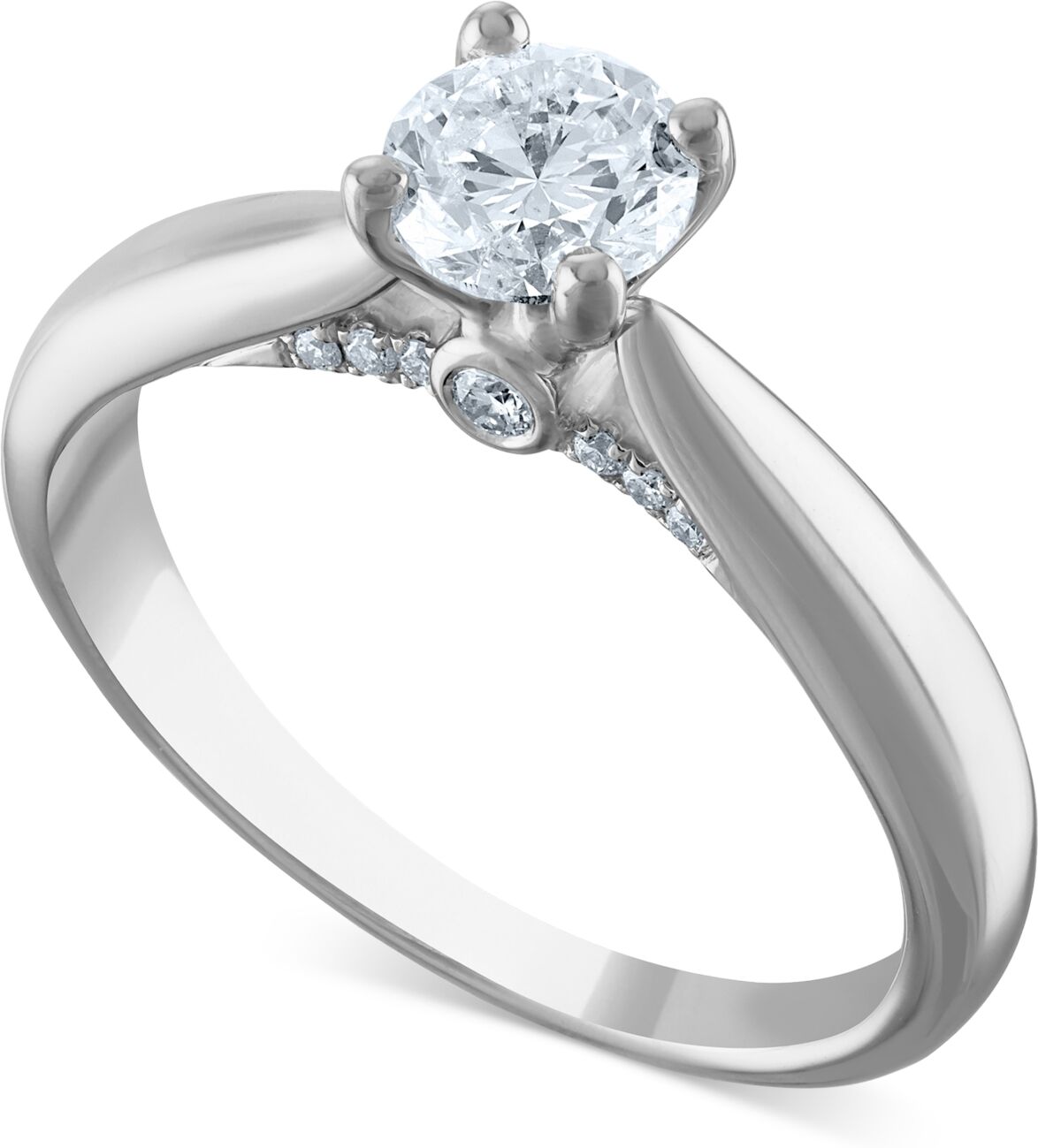 Macy's Diamond Solitaire Engagement Ring (3/4 ct. t.w.) in Platinum - Platinum