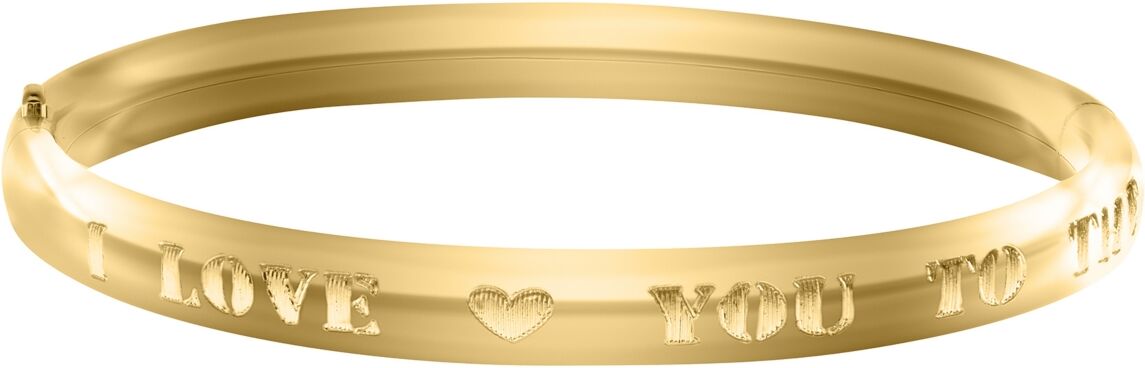 Macy's Children's I Love You to the Moon Bracelet in 14k Yellow Gold over Brass Alloy