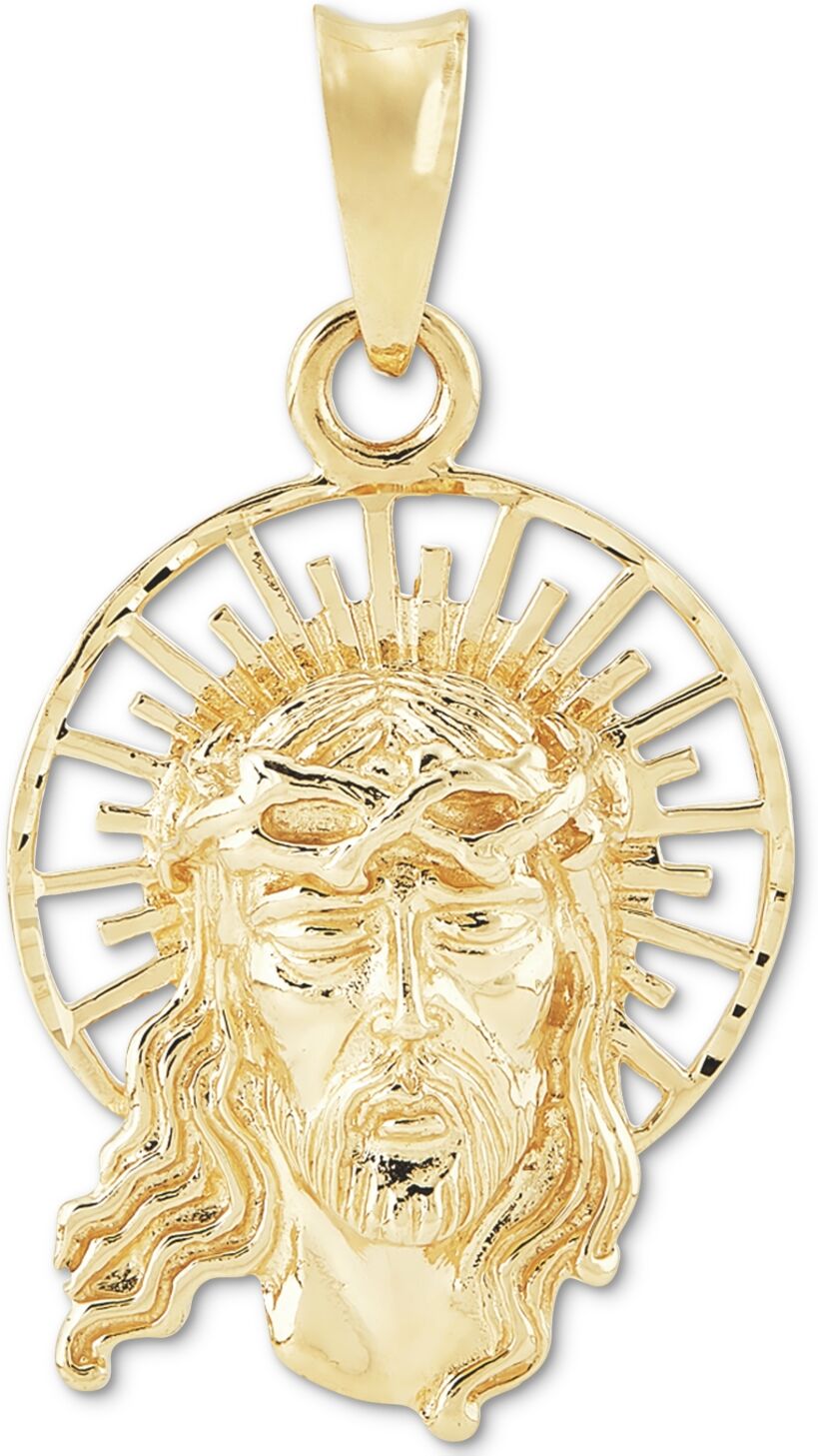 Macy's Men's Christ Figure Pendant in 10k Gold - Gold