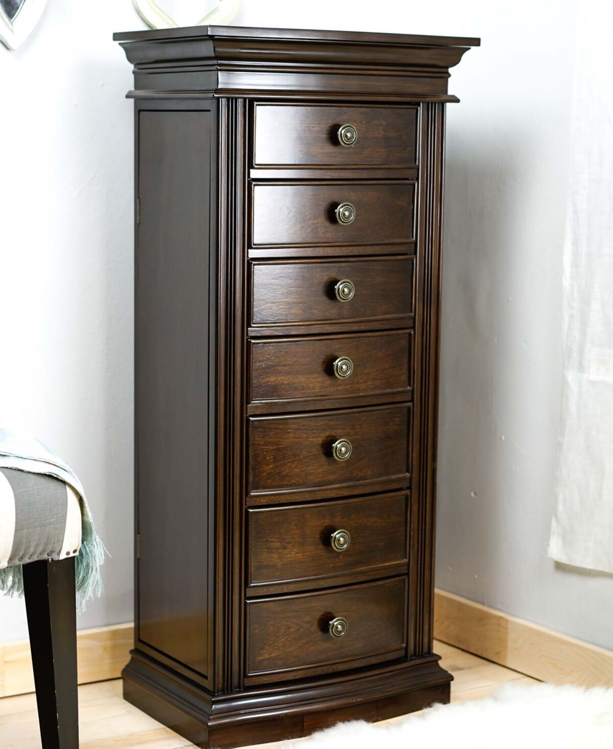 Hives & Honey Landry Jewelry Armoire - Walnut