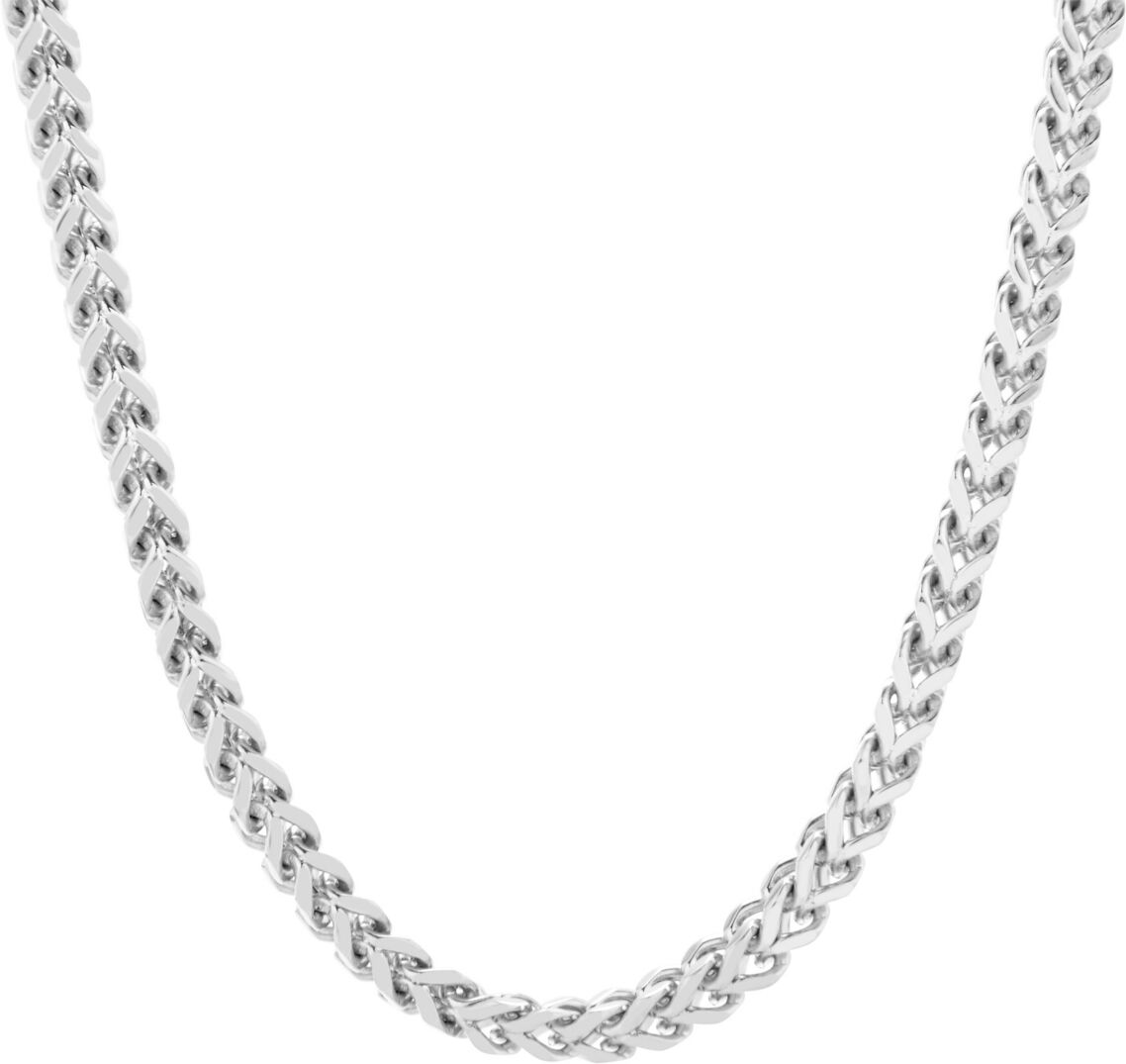 Eve's Jewelry Men's Chain Necklace - Stainless Steel