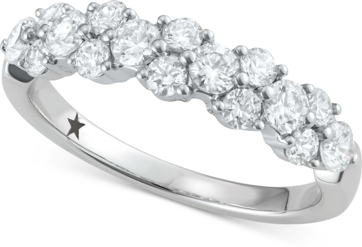 Macy's Diamond Garland Cluster Ring (1 ct. t.w.) in 14k White Gold - White Gold