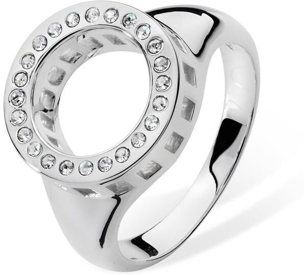 Lucy Quartermaine Art Deco Halo Ring - Silver