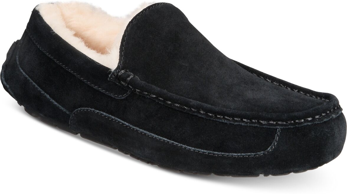 Ugg Men's Ascot Moccasin Slippers - Black