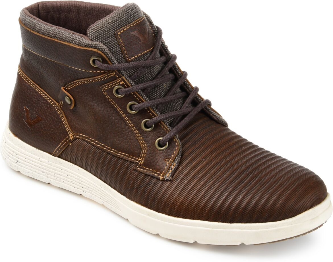 Territory Men's Magnus Casual Leather Sneaker Boots - Brown