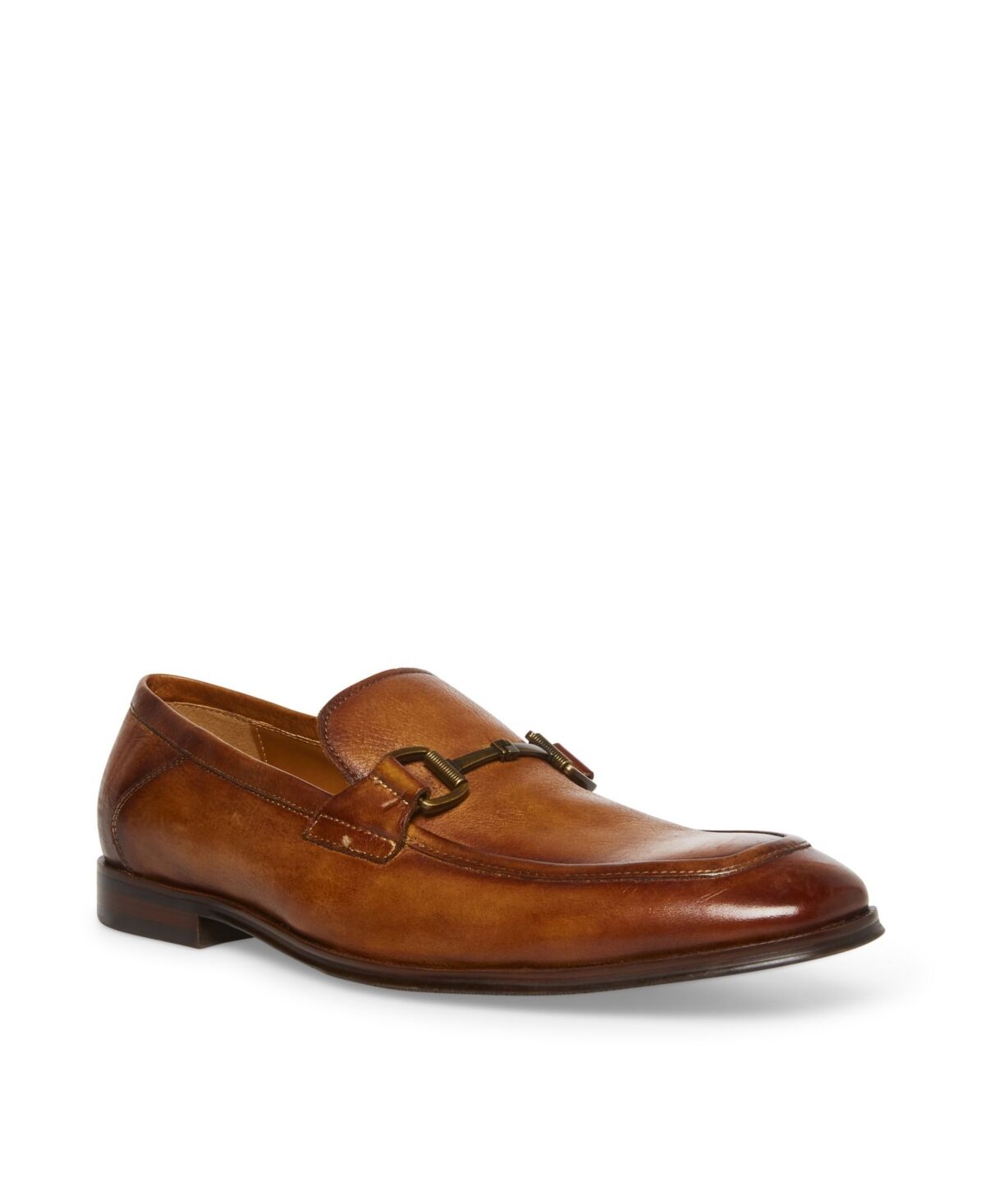 Steve Madden Men's Aahron Loafer Shoes - Tan Leather