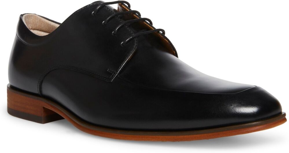 Steve Madden Men's Tasher Oxford Dress Shoes - Black Leather