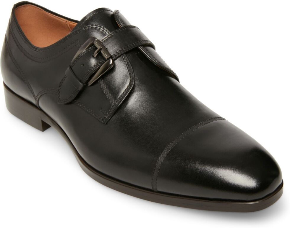 Steve Madden Men's Covet Loafer Shoes - Black Leather