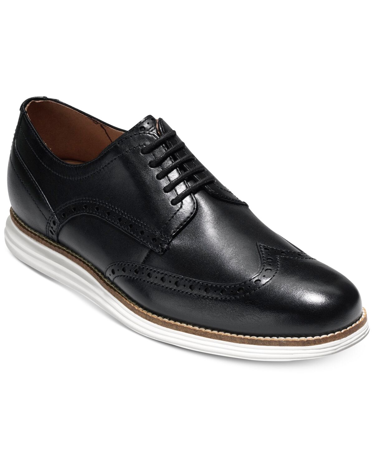 Cole Haan Men's Original Grand Wing Oxfords - Black/white