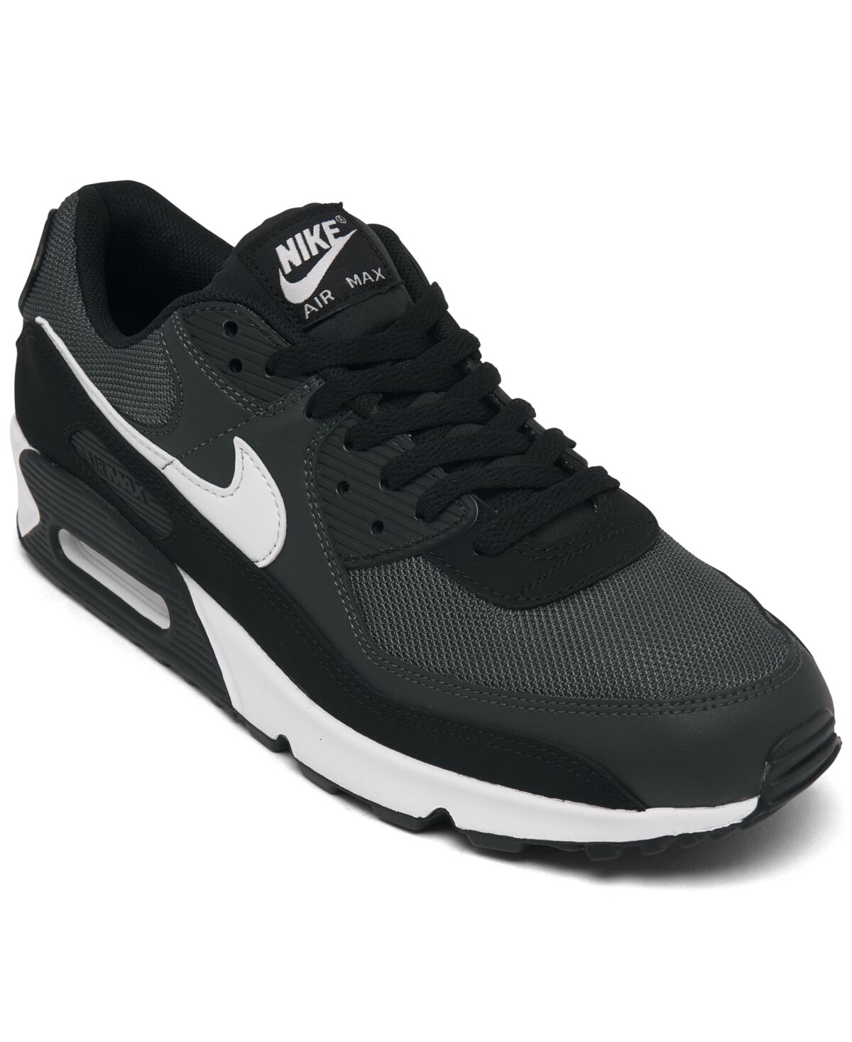 Nike Men's Air Max 90 Casual Sneakers from Finish Line - Iron Grey/Dark Smoke Grey/Black