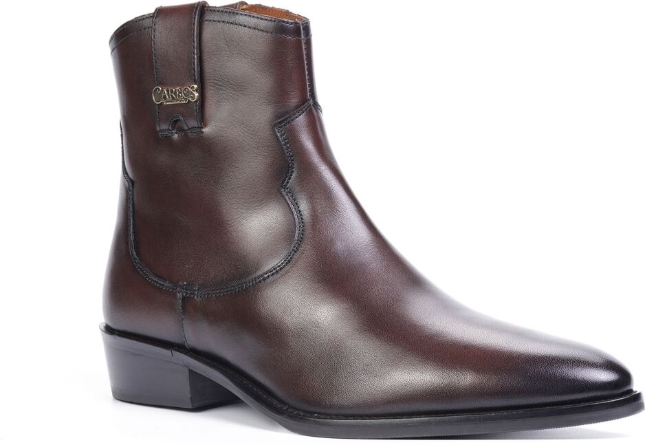 Carlos by Carlos Santana Men's Zappa Cowboy Fashion Boots - Chocolate Brown