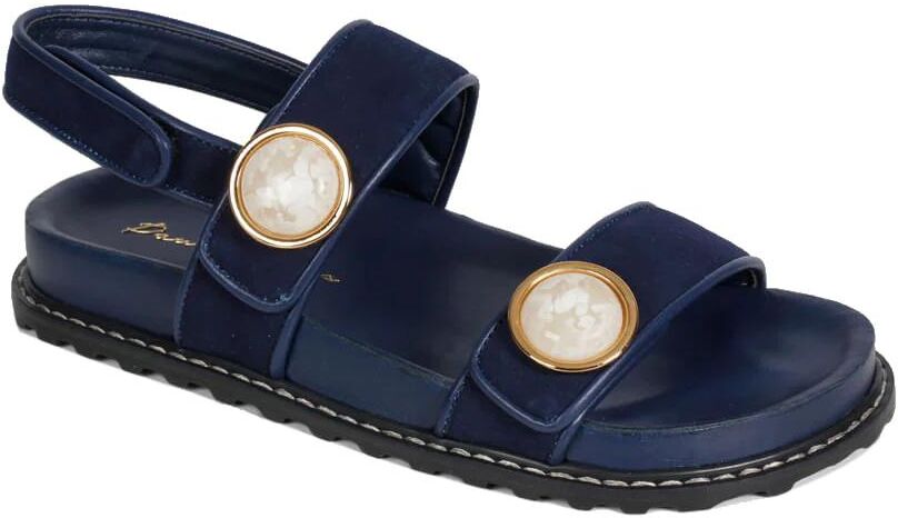 Paula Torres Shoes Women's Maia Flat Sandal - Navy