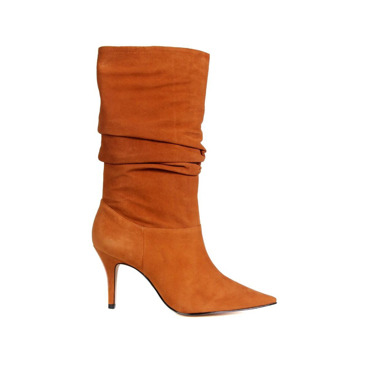 Paula Torres Shoes Women's Carmel Pointed-Toe Dress Boots - Caramel