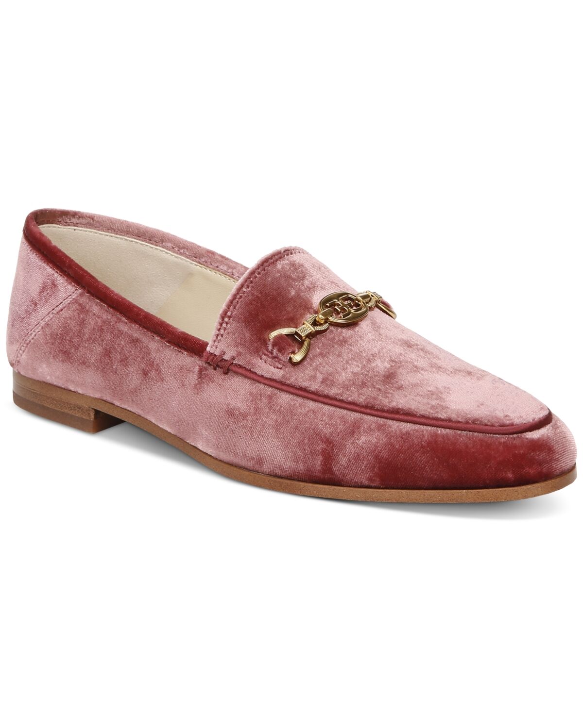 Sam Edelman Women's Loraine Tailored Loafers - Raspberry Mauve Velvet