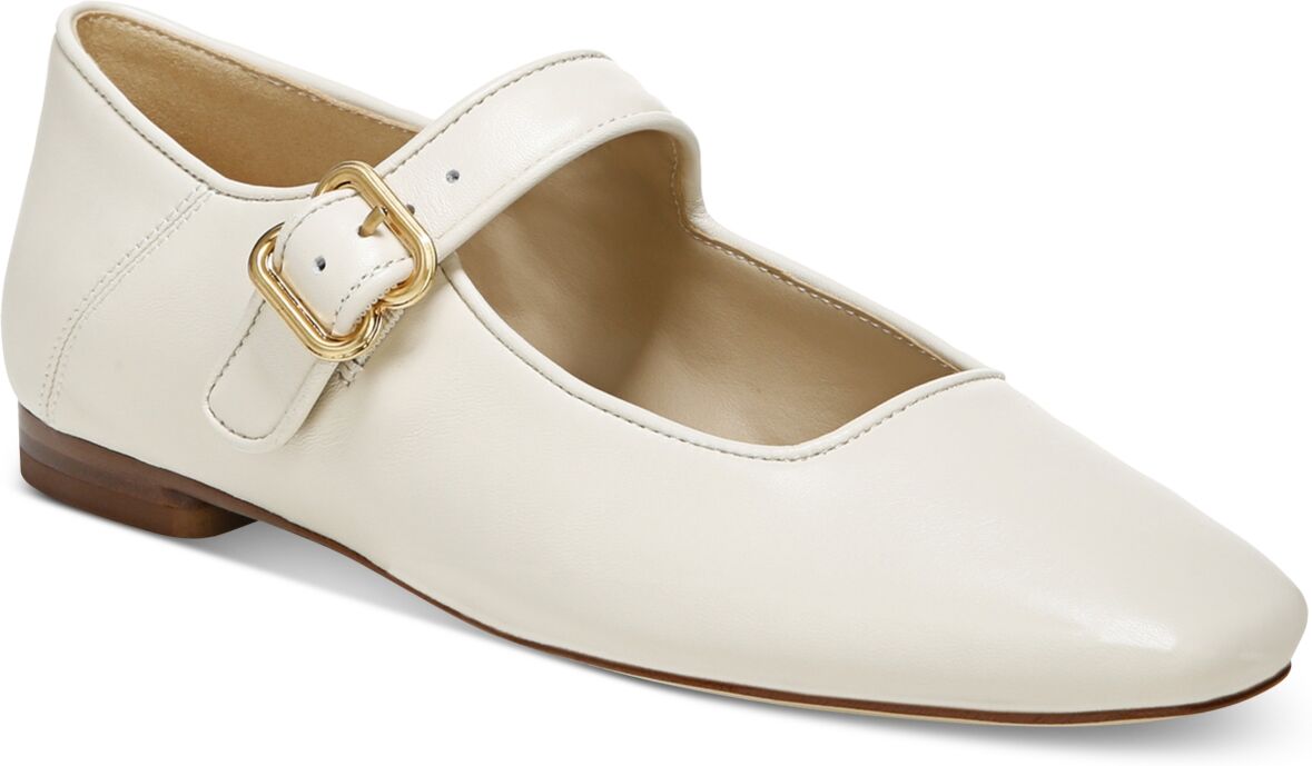 Sam Edelman Women's Michaela Buckled Mary Jane Flats - Modern Ivory