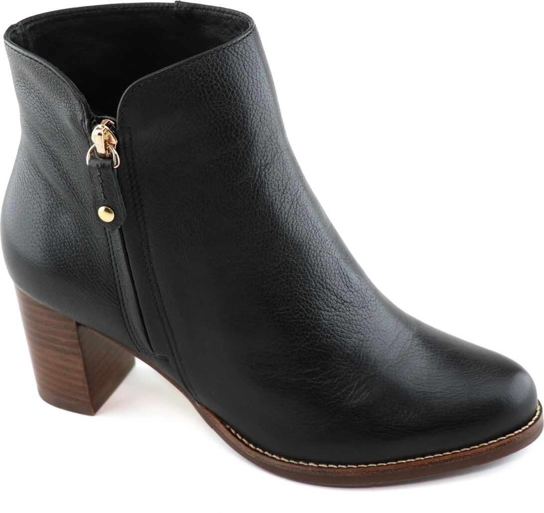 Marc Joseph New York Women's Grand Central Booties - Black Mini Grainy