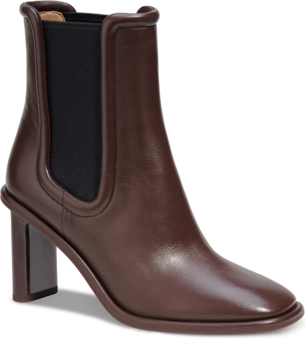 Coach Women's Geneva Pull On High Heel Dress Booties - Maple Leather