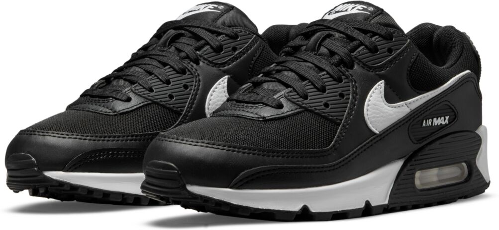 Nike Women's Air Max 90 Casual Sneakers from Finish Line - Black, White