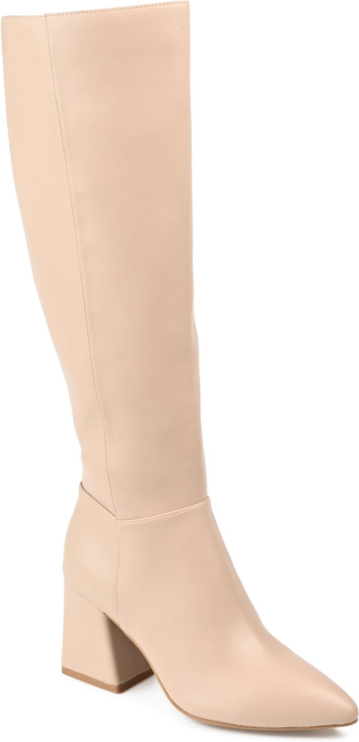 Journee Collection Women's Landree Knee High Boots - Nude