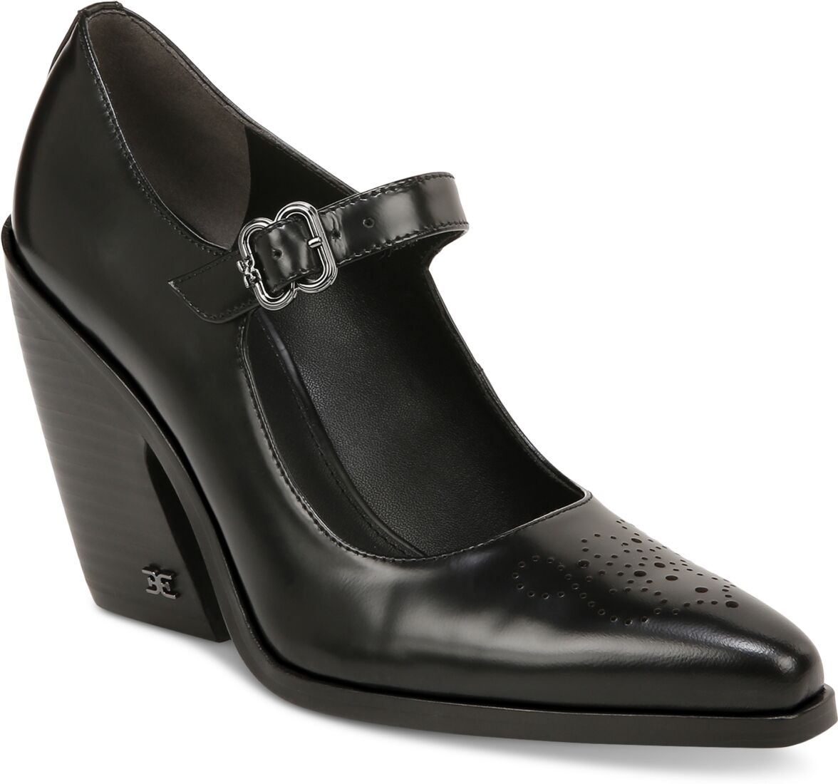 Sam Edelman Women's Aleksa Tailored Mary Jane Pumps - Black