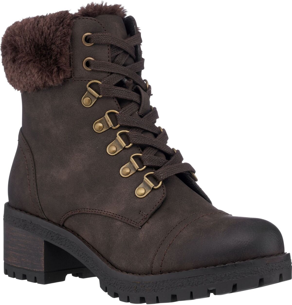 Gc Shoes Women's Joan Lace Up Boots - Brown