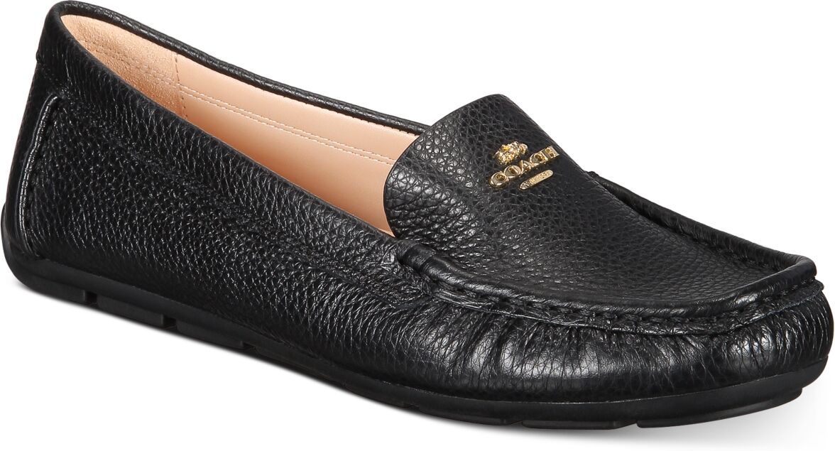 Coach Women's Marley Driver Loafers - Black Leather