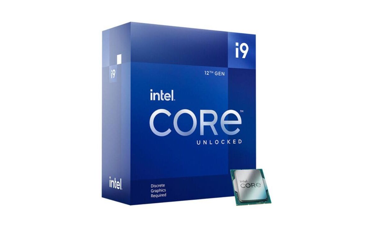 Intel BX8071512900KF 125 watt 8 Cores up to 5.2 gHz Unlocked LGA1700 600 Series Chipset Core i9-12900KF Desktop Processor - Black