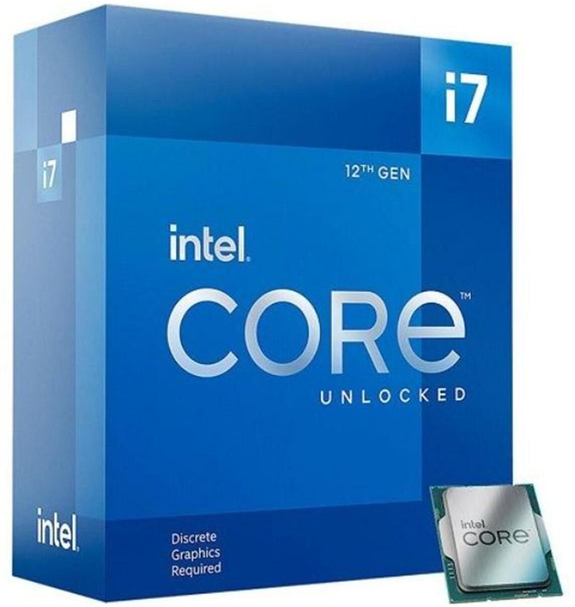 Intel BX8071512700KF 25M Cache, up to 5.00 gHz Core i7-12700KF Processor - Black