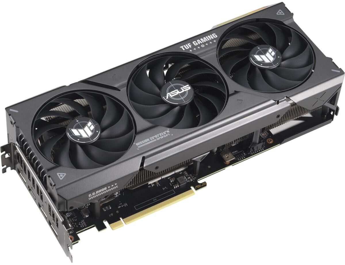 Asus Tuf-RTX4070-12G-gaming GeForce RTX 4070 Tuf Gaming Graphics Card - Black