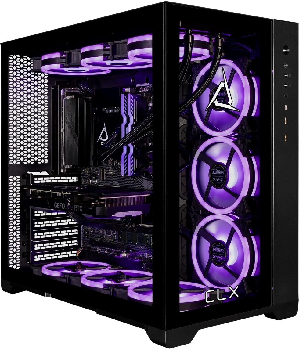 Clx Set Gaming Desktop - Liquid Cooled Intel Core i9 13900KF 3GHz 24-Core Processor, 64GB DDR5 Memory, GeForce Rtx 4070 12GB GDDR6X Graphics, 2TB Ssd,