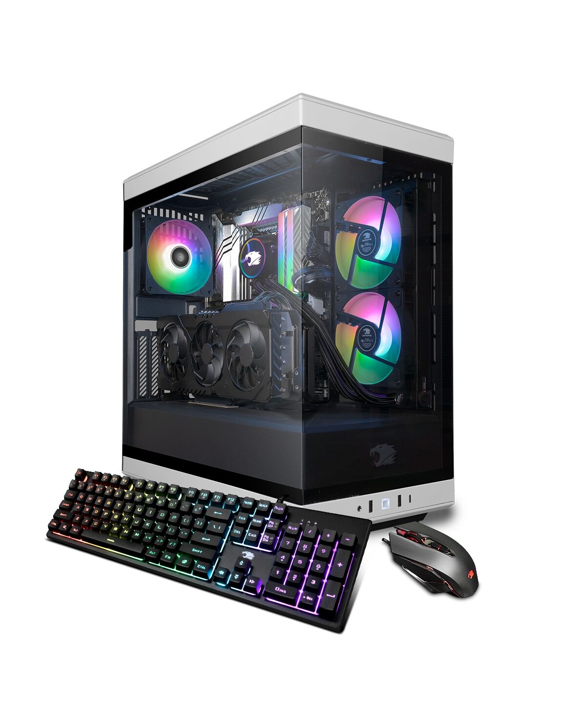 iBUYPOWER Y40 Gaming Desktop  Pc – Intel Core i7 13700KF – 32GB Memory – Nvidia GeForce Rtx 4070 Ti 12GB – 1TB NVMe + 1TB Hdd - White - White